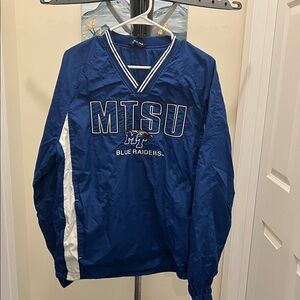 Sport-Tek MTSU Blue Pullover Jacket